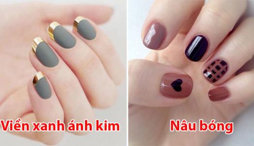 Màu nail thời thượng khiến đôi tay thon gọn