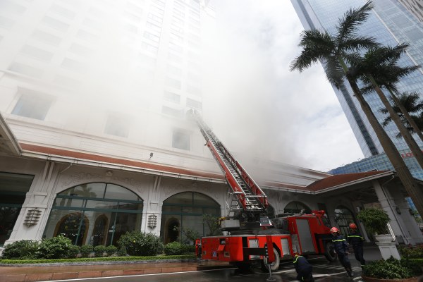 Khách sạn Hà Nội Daewoo chi hàng trăm triệu cho công tác phòng cháy năm 2018