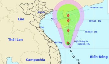 Dự báo thời tiết 5/6: Áp thấp đi chậm, miền Trung nguy cơ ngập