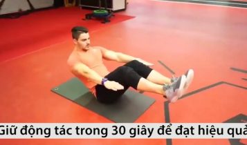Hướng dẫn phái mạnh tự tập giảm mỡ bụng