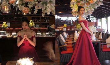 Hoa khôi Hải Yến được team Cửu Long Studio tổ chức tiệc sinh nhật ngập hoa ngoại