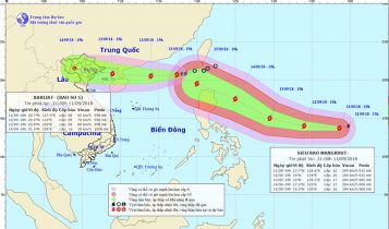 Dự báo thời tiết 12/9: Bão số 5 mạnh lên, nín thở chờ siêu bão Mangkhut