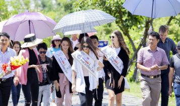 VietGroup mời Hoa hậu và 2 Á hậu Áo đi thăm di sản thế giới Phong Nha Kẻ Bàng