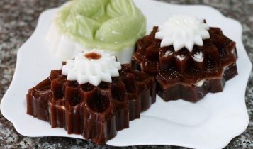 Thực đơn hàng ngày: Làm bánh trung thu rau câu flan thanh mát