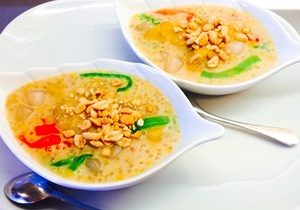 Thực đơn hàng ngày: Chè chuối trân châu, cốt dừa