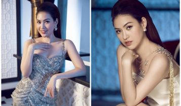 Hoa hậu Diễm Trần điệu đà trong loạt váy mỏng manh