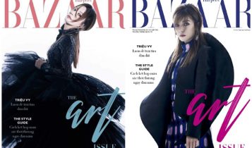 Triệu Vy bất ngờ xuất hiện trên bìa tạp chí Việt Nam