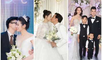 Cùng nhìn lại 9 lễ cưới hoành tráng của sao Việt năm 2018