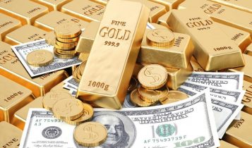 Đồng USD suy yếu cũng tác động tích cực lên giá vàng.