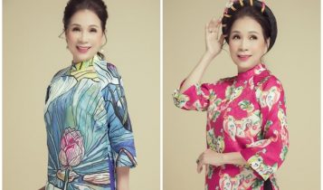 Nghệ sĩ Kim Xuân hào hứng diện áo dài truyền thống