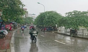 Thời tiết Hà Nội và các tỉnh miền Bắc có mưa rào