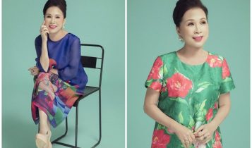 Nghệ sĩ Kim Xuân trẻ trung ở tuổi 60 với váy áo màu sắc