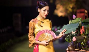 Phương Trinh Jolie bỗng dịu dàng trong tà áo dài