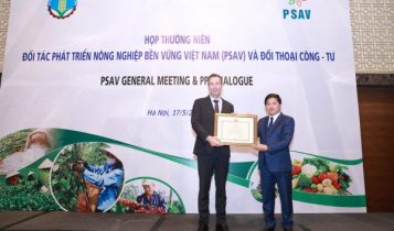 Nestle nhận bằng khen vì thành tích đóng góp ngành cà phê Việt Nam