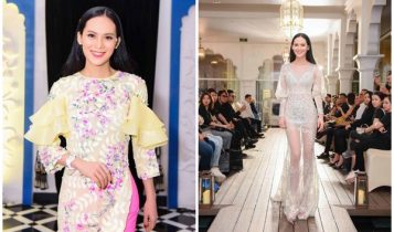 Hoa hậu Sang Lê lộng lẫy trong show thời trang kỉ niệm của NTK Văn Thành Công