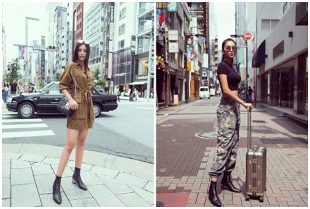 Hoa hậu Tiểu Vy phong cách street style chuyên nghiệp tại Nhật Bản