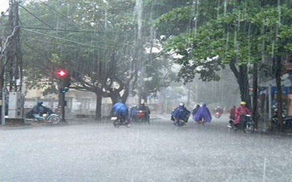 Thời tiết Tây Nguyên và Nam Bộ tiếp tục có mưa và dông