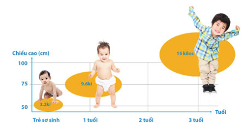 Giai đoạn vàng phát triển chiều cao của trẻ