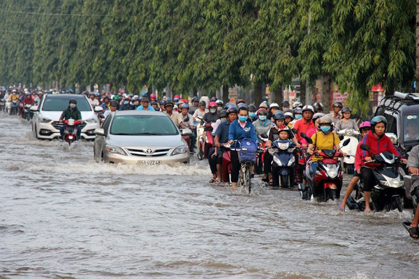 Thời tiết Trung bộ tiếp tục mưa to, nhiều nơi có thể ngập úng