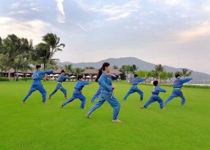 The Anam tổ chức lớp học võ thuật Vovinam tại khu nghỉ dưỡng