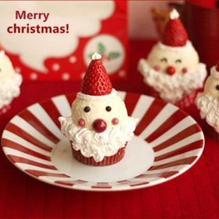 Thực đơn hàng ngày: Cupcake hình ông già noel