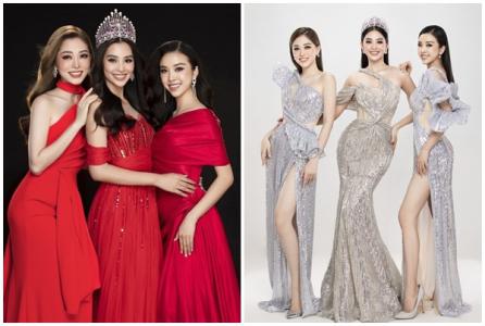 Top 3 Hoa hậu Việt Nam 2018 khoe sắc với váy dạ hội