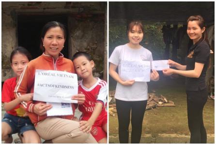 L’Oréal Việt Nam hỗ trợ cho 54 gia đình học viên khó khăn mùa dịch