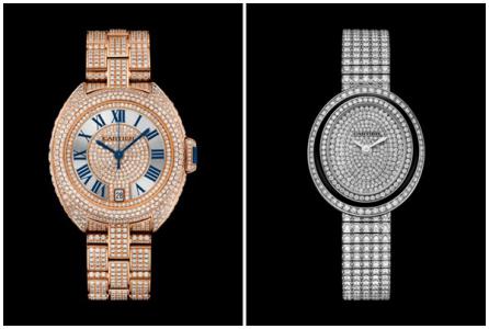 Chiêm ngưỡng 2 siêu phẩm đồng hồ Cartier với hơn 2 ngàn viên kim cương
