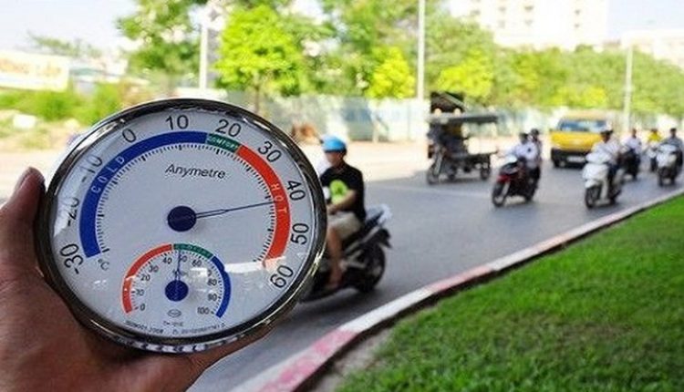 Thời tiết hôm nay Hà Nội nhiệt độ ngoài trời hơn 40 độ