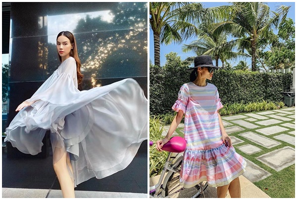Hồ Ngọc Hà và loạt sao Việt diện váy xòe rộng