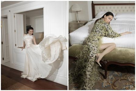 Hồ Ngọc Hà và Thanh Hằng diện trang phục của NTK Công Trí