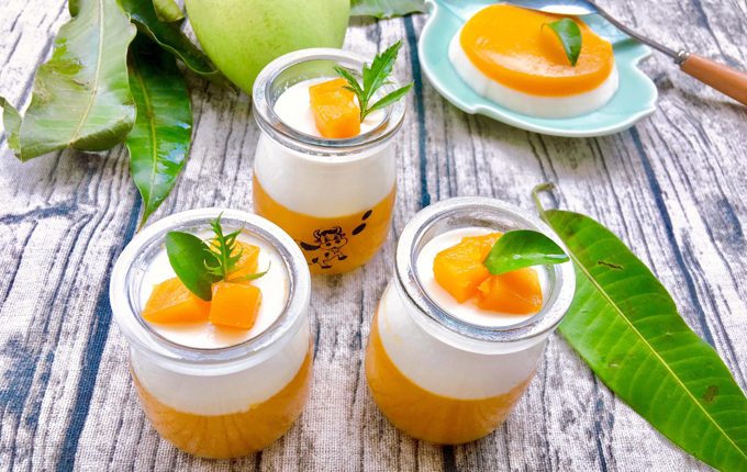 Thực đơn hàng ngày: Pudding xoài