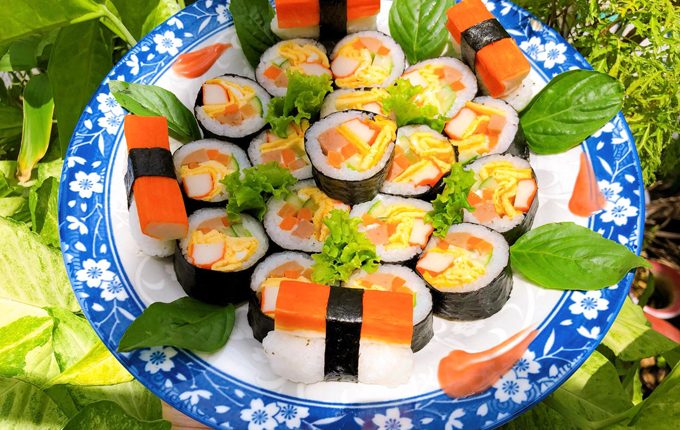 Thực đơn hàng ngày: Kimbap thanh cua