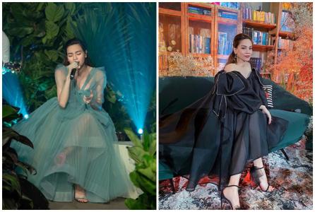 Hồ Ngọc Hà diện các thiết kế váy đơn sắc cho dự án âm nhạc Love Songs