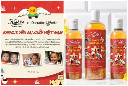 Kiehl’s thực hiện sứ mệnh mang nụ cười cho trẻ em kém may mắn