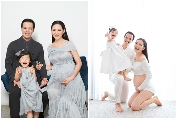 Hoa hậu Sang Lê khoe ảnh gia đình hạnh phúc