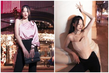 Hoa hậu Phương Khánh gợi cảm với trang phục mùa lễ hội