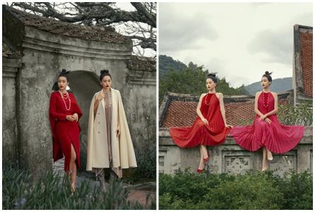 Hoa hậu Đỗ Mỹ Linh, Á hậu Phương Nga khoe sắc với các thiết kế của Adrian Anh Tuấn