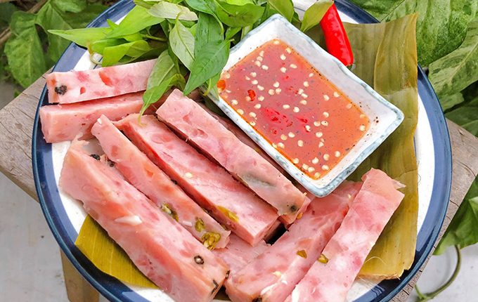 Thực đơn hàng ngày: Chả gân ớt xiêm xanh