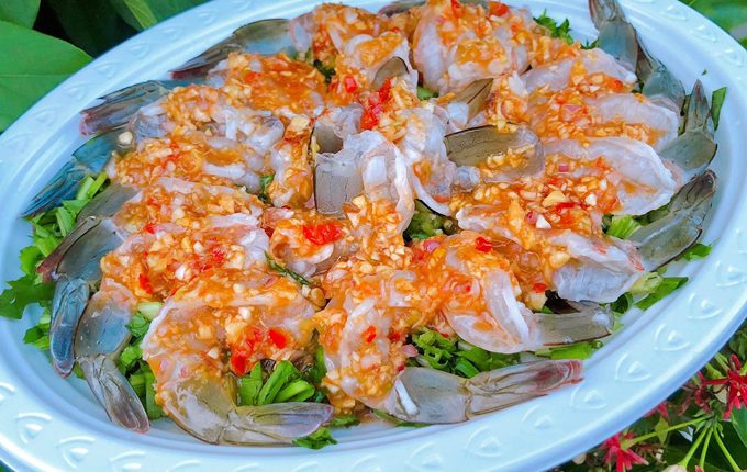 Thực đơn hàng ngày: Gỏi tôm kiểu Thái