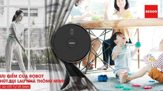 8 tính năng của robot hút bụi lau nhà thông minh ‘được lòng’ chị em nội trợ