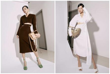 Khánh Linh tạo điểm nhấn với trang phục phong cách minimal