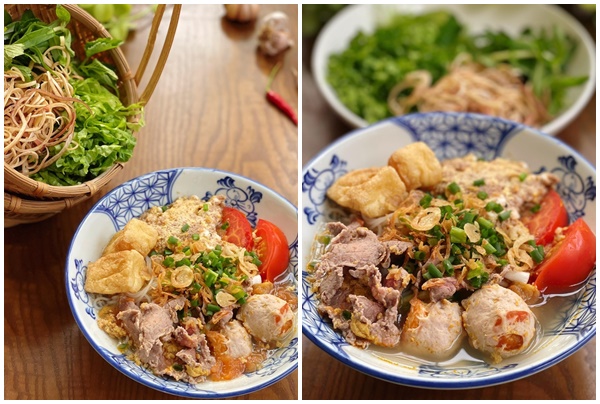 Thực đơn hàng ngày: Bún riêu mọc