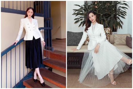 Sao Việt chuộng mẫu váy xòe cổ điển của Công nương Kate