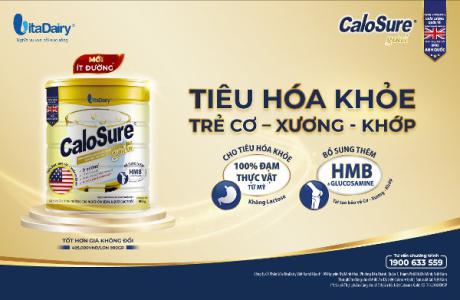 CaloSure Gold với công thức cải tiến mới, ít đường, tốt cho xương