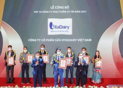 VitaDairy tiếp tục nằm trong Top 3 công ty sữa bột nội địa lớn nhất Việt Nam