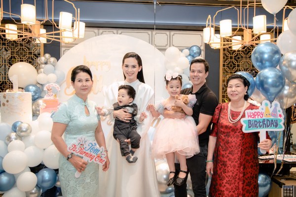Tiệc sinh nhật tròn 1 tuổi cho quý tử của Hoa hậu Sang Lê