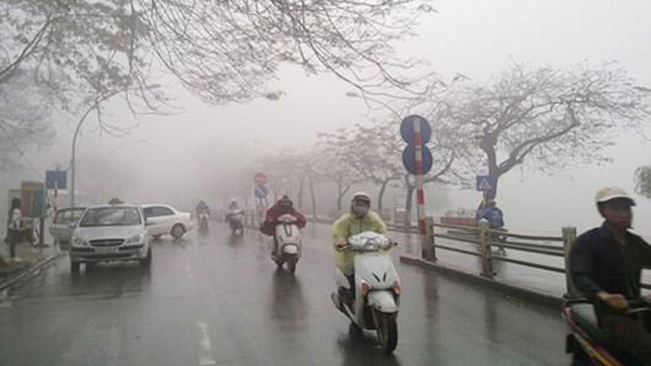 Dự báo thời tiết ngày 13/1/2022: Hà Nội tăng nhiệt nhẹ, vẫn mưa rét buốt