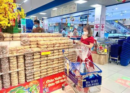 Sức mua trái cây nội, bánh mứt và thực phẩm bổ dưỡng của siêu thị Co.opmart, Co.opXtra bật tăng cao