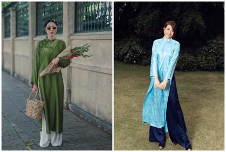 Sao Việt lựa chọn áo dài cho mùa Tết năm nay